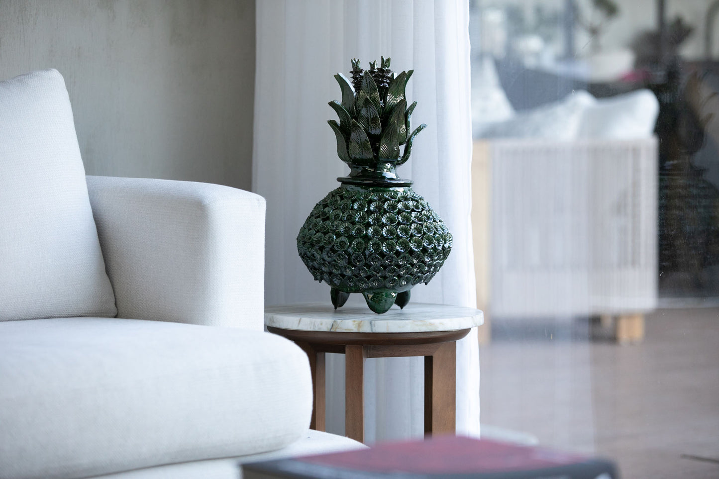 Piña pirinola de flor